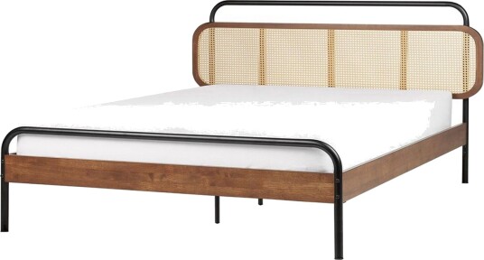 Dubbelsäng Beliani Boussicourt med lamellram 140x200 cm 180x200 -