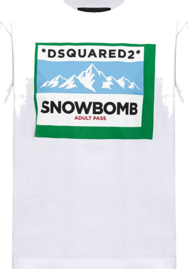 Dsquared2, Dame, Topper, Hvit, XS,
