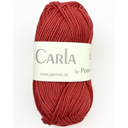 Permin Carla Garn 08 - Tomatrød
