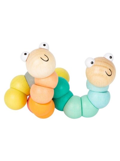 Small Foot  Wooden Motor Skills Caterpillar Paste