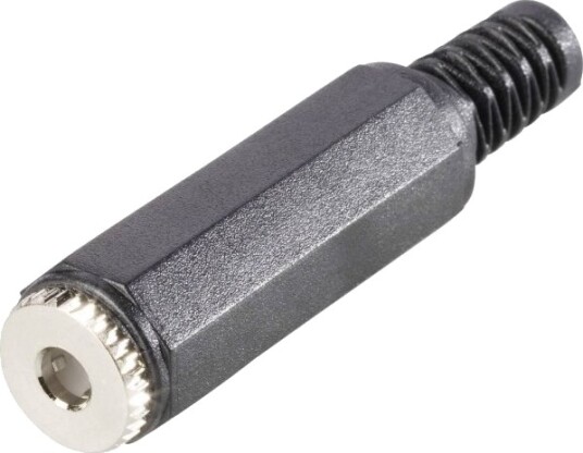 Bkl Electronic Jackplugg 3,5 Mm Rett 4-Polet Stereo Sort 1 Stk.