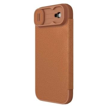 Nillkin iPhone Air Qin Pro Flip deksel   Brun