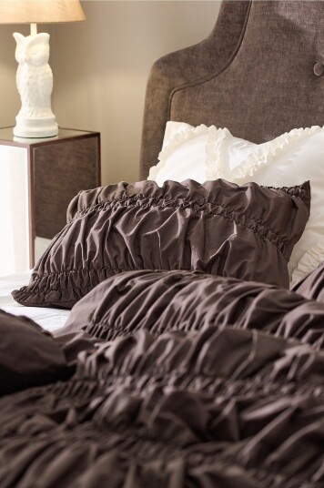 Staycation Putetrekk Loosed i bomullspercale Brun