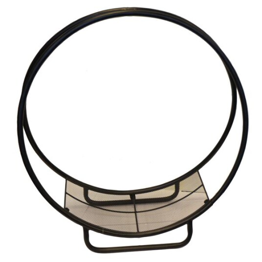 Schou Vedstabler 65x28,5x68cm rund sort Schou Vedstabler 65x28,5x68cm rund sort