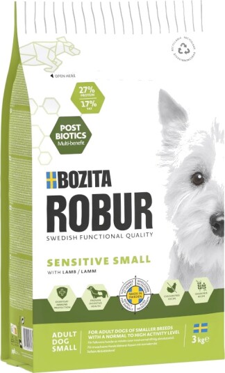 Bozita Robur Adult Small Breed Sensitive Lam Sparepakke 2 X 3 kg Bozita Robur Adult Small Breed Sensitive Lam Sparepakke 2 X 3 kg