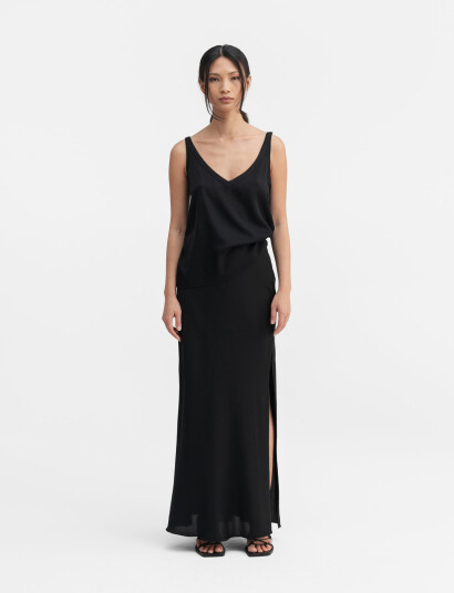 Ahlvar Gallery Shin Silk Tank - Black - S Ahlvar Gallery Shin Silk Tank - Black - S