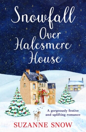 Snowfall Over Halesmere House Av Suzanne Snow