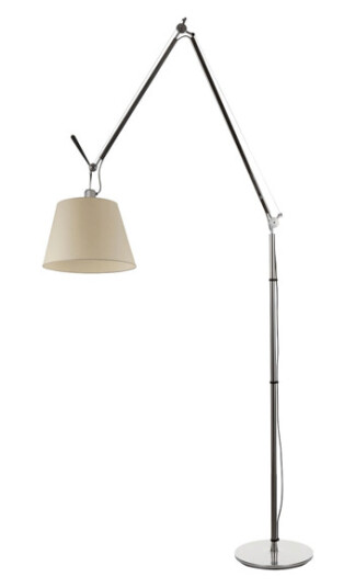Artemide Tolomeo Mega Gulvlampe Pergament 32 cm Skjerm