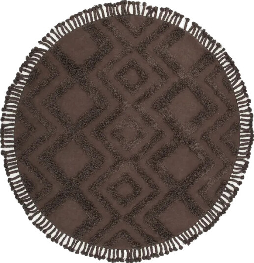 Venture Design Hilma bomullsmatta Brun 200 cm Brun