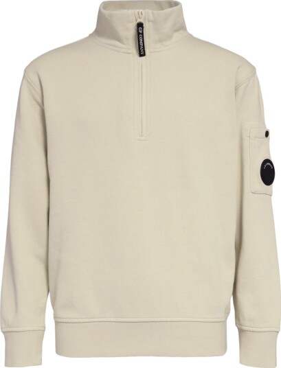 C.P. Company Collegegenser m. Glidelås   Kritt   C.P. Company   10 år (140)   Collegegenser   Beige