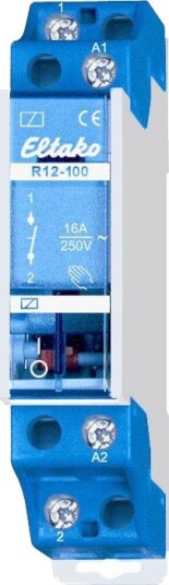 Eltako R12 100 230VAC Arbeidsstrømrelé 1 sluttende 230 V 16 A Elfordeling & strømforsyning