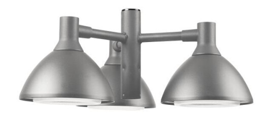 Westal Ark Mini Trippel Stolpearmatur 30 W, 1875 lm Sølv/aluminium, Belysning