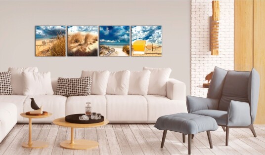 Bilde Holiday At The Seaside 40x40 Artgeist sp. z o. o.