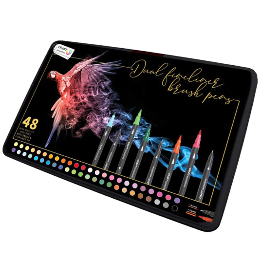 Craft Sensations Dual Fineliner Brush 48-set