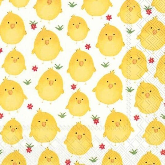 Sweet Chicks servietter lunsj