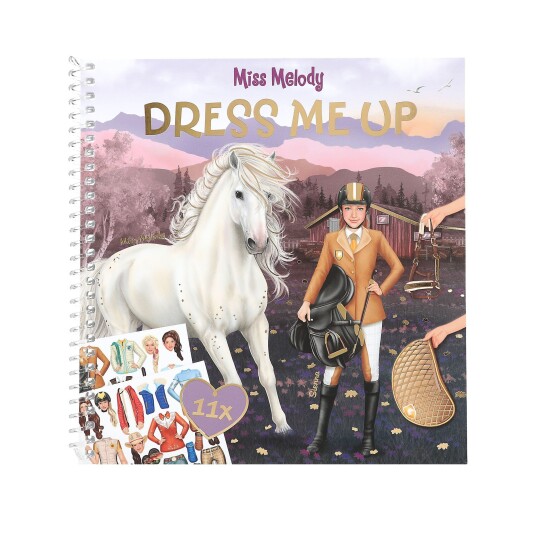 Miss Melody Dress me up Stickersbog 412863