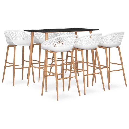  Barsett 7 deler svart og hvit 8720286173206