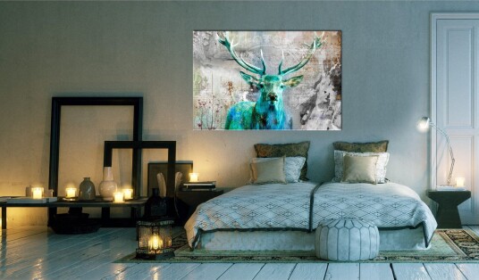 Tavle Green Deer 120X80 Artgeist sp. z o. o.