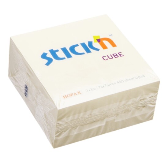 Notatblokk kube Standard 76x76 gul 400 ark Notatblokk kube Standard 76x76 gul 400 ark