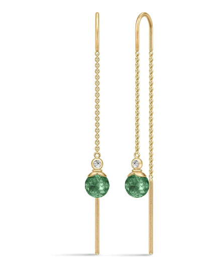 JULIE SANDLAU Berry Chain Earrings Guld One Size