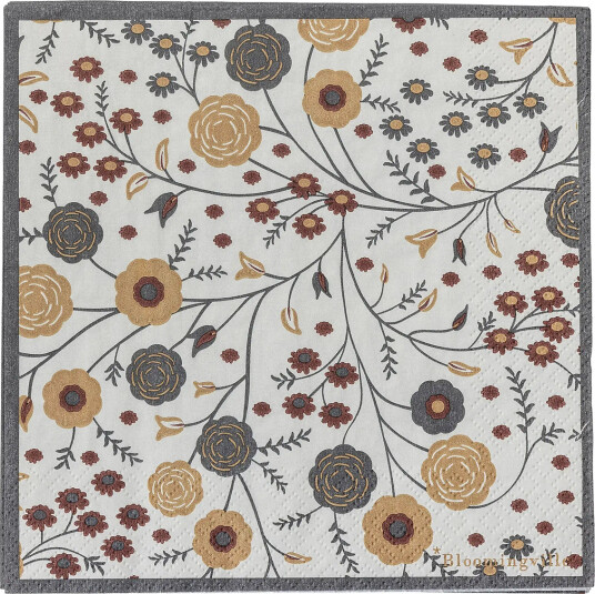Bloomingville Eydis Napkin   Multi/patterned   33X33CM