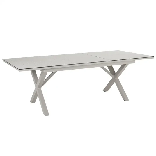 Brafab Hillmond spisebord 100 x 166–226 Kaki høytrykkslaminert Brafab