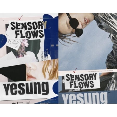 Yesung Sensory Flows Random Cover Incl. 112pg Booklet, Lyric Card + Photocard CD Yesung Sensory Flows Random Cover Incl. 112pg Booklet, Lyric Card + Photocard CD