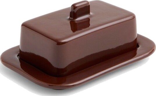 Barro Butter Dish Burgundy