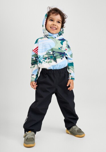 Reima Kids' Kaura tec Pants 98, Black Reima Kids' Kaura tec Pants 98, Black
