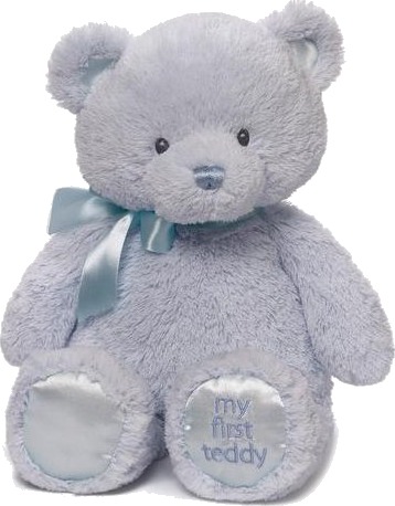 Gund Mon Første Bamse 38 cm Blå Gund Mon Første Bamse 38 cm Blå