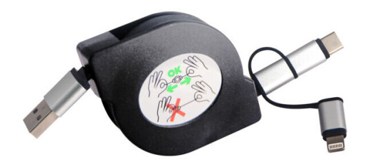 J&EL Ladekabel USB 1 meter Sort - 89980 J&EL Ladekabel USB 1 meter Sort - 89980