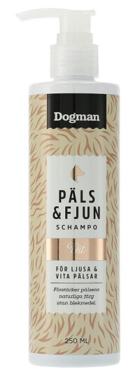 Dogman Päls & Fjun Sjampo Hvit