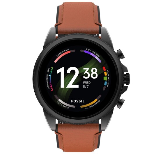 Fossil Gen 6 smartklokke grå/brun