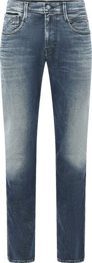 Replay Anbass Trousers Slim Hyperflex Matrix BLUE 36 x 34 Replay Anbass Trousers Slim Hyperflex Matrix BLUE 36 x 34