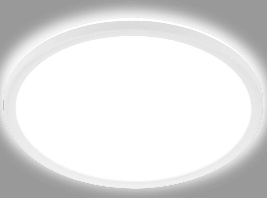 Briloner LED-taklampe Slim, Hvit / opal, Gangområde, Kunststoff, Moderne