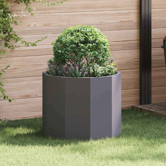 vidaXL Plantekassed Svart 60 x 60 x 50 cm Stål