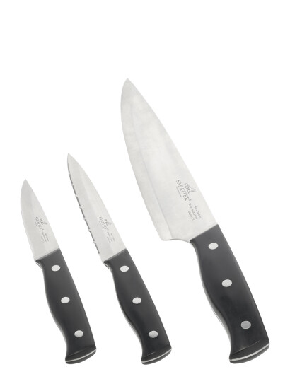 Lion Sabatier Knivsæt Austral 3 Dele - Black - ONE SIZE