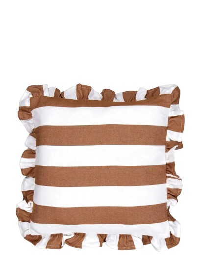 Noble House Cushion Cover Volang Brown 45X45CM