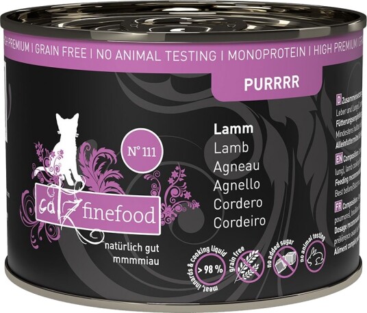 Catz Finefood Purrrr Lam 12 x 200 g