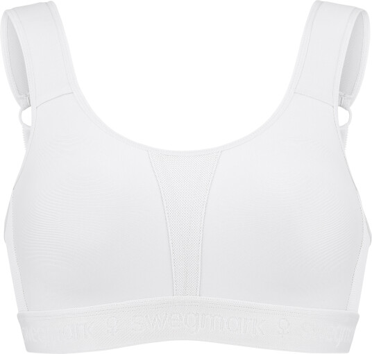 Swegmark Kimberly Iconic Sport Bra White 70G, White