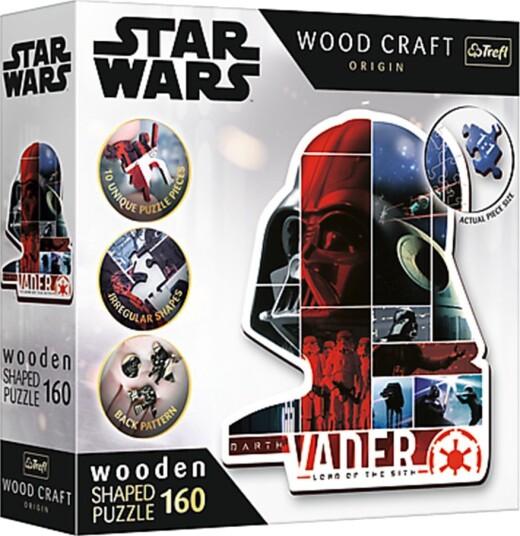 Wood Craft Star Wars Darth Vader Puslespill   160 brikker