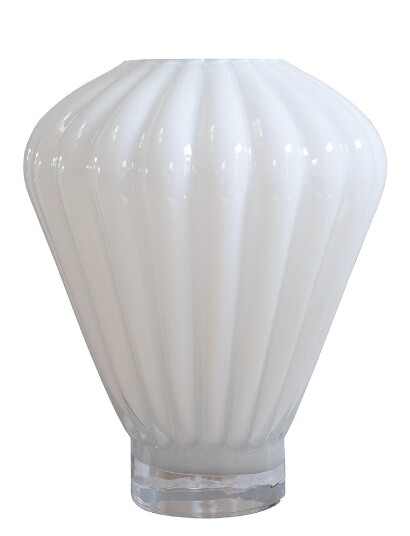 Specktrum Evelyn Vase White OPAL H27CM