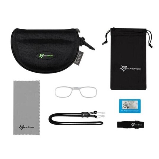 Rockbros 10141 Photochromic Uv400 Sykkelbriller - Rød