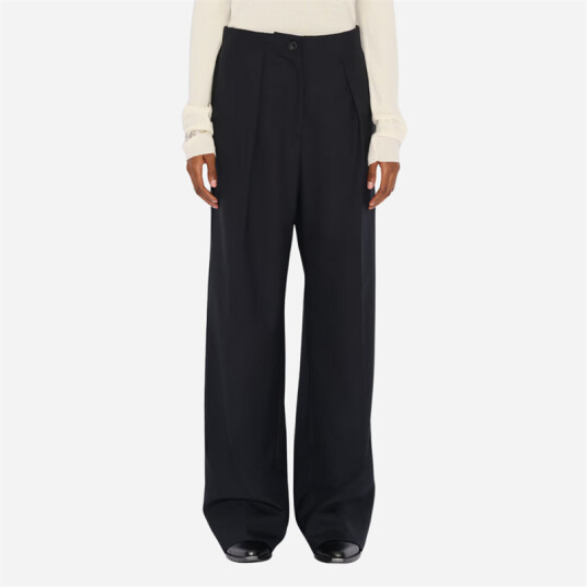 Holzweiler Cyra Pleat Trouser Black Holzweiler Cyra Pleat Trouser Black