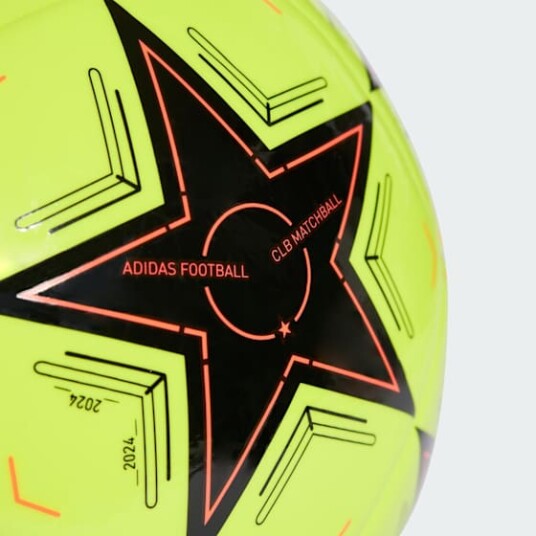 Adidas UCL Club 24/25 League Phase Ball Solar Yellow/Black/Turbo 4 Adidas UCL Club 24/25 League Phase Ball Solar Yellow/Black/Turbo 4