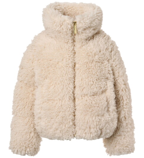 Molo Polstret Jakke Imitert pels Havi Vanilla Molo 14 år 164 Dunjakke Beige