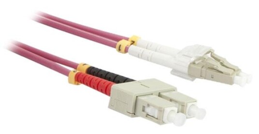 Synergy Fiberkabel Duplex LC/SC OM4 5m Synergy Fiberkabel Duplex LC/SC OM4 5m