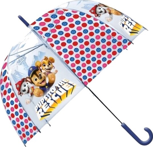 Kids Euroswan Paraply Gjennomsiktig Manuell 46 Cm Paw Patrol Pw20001