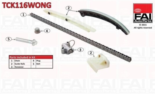 Registerkjedesett FAI AutoParts TCK116WONG