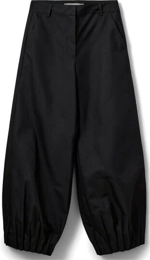 Sofie Schnoor Louanasw Pleated Hem Trousers   Black   42